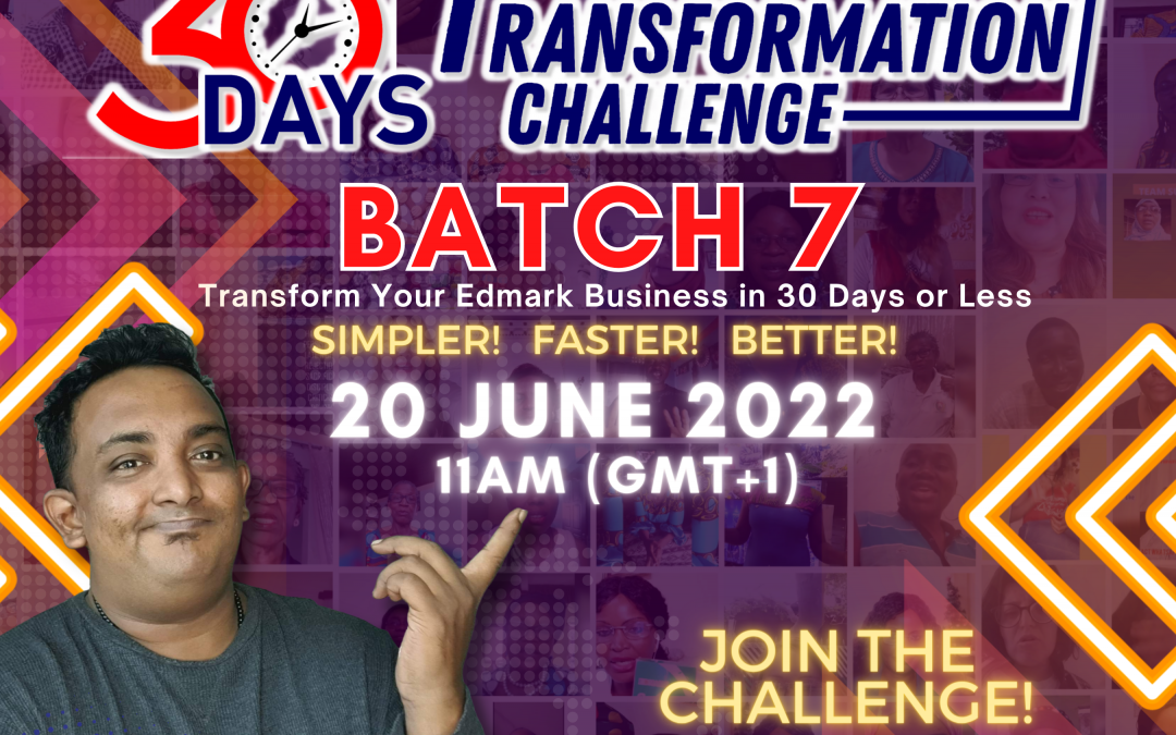 30 Days Transformation Challenge – Batch 7
